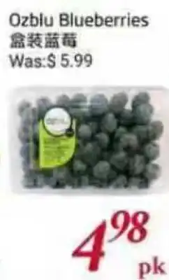 Tone Tai Supermarket Ozblu Blueberries offer