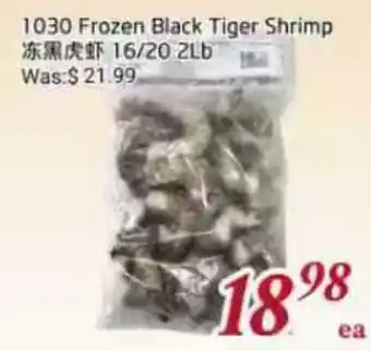 Tone Tai Supermarket 1030 Frozen Black Tiger Shrimp offer