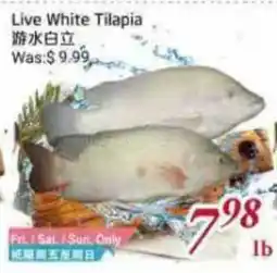Tone Tai Supermarket Live White Tilapia offer