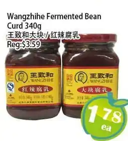 Food Depot Supermarket Wangzhihe Fermented Bean Curd offer