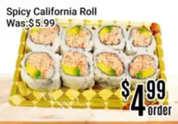 Nations Fresh Foods Spicy California Roll offer
