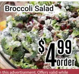 Nations Fresh Foods Broccoli Salad offer