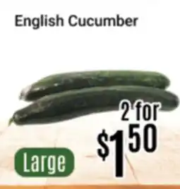 Nations Fresh Foods English Cucumber offer