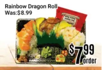 Nations Fresh Foods Rainbow Dragon Roll offer