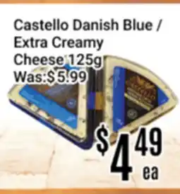 Nations Fresh Foods Castello Danish Blue/Extra Creamy Cheese offer