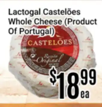 Nations Fresh Foods Lactogal Castelões Whole Cheese (Product Of Portugal) offer