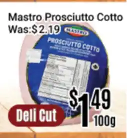 Nations Fresh Foods Mastro Prosciutto Cotto offer