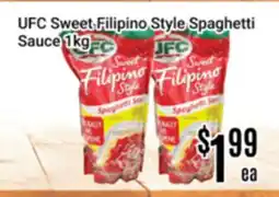 Nations Fresh Foods UFC Sweet Filipino Style Spaghetti Sauce offer