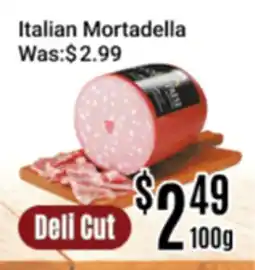 Nations Fresh Foods Italian Mortadella offer