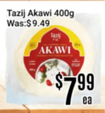 Nations Fresh Foods Tazij Akawi offer