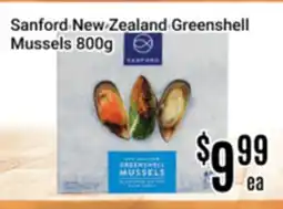 Nations Fresh Foods Sanford New Zealand Greenshell Mussels offer