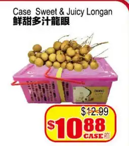 Yuan Ming Supermarket Case Sweet & Juicy Longan offer