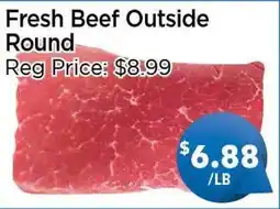 Blue Sky Supermarket Fresh Beef Outside Round offer