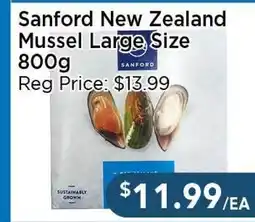 Blue Sky Supermarket Sanford New Zealand Mussel Large Size offer