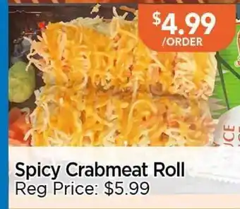 Blue Sky Supermarket Spicy Crabmeat Roll offer