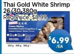 Blue Sky Supermarket Thai Gold White Shrimp 26/30 offer