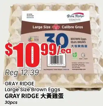 Terra Foodmart GRAY RIDGE Large Size Brown Eggs offer