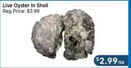 Blue Sky Supermarket Live Oyster In Shell offer