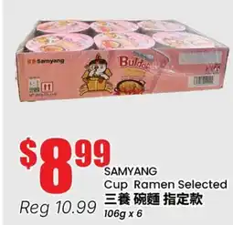 Terra Foodmart SAMYANG Cup Ramen Selected offer
