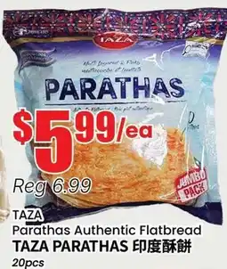 Terra Foodmart TAZA Parathas Authentic Flatbread offer