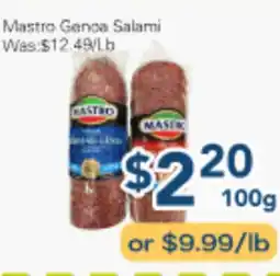 Oceans Fresh Food Market Mastro Genoa Salami offer