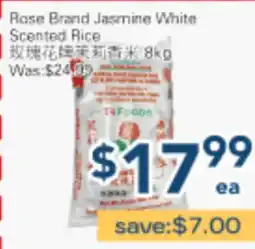 Oceans Fresh Food Market Rose Brand Jasmine White Scented Rice offer