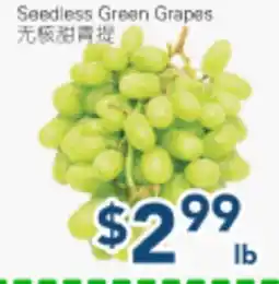 Oceans Fresh Food Market Seedless Green Grapes offer