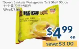 Oceans Fresh Food Market Seven Baskets Portuguese Tart Shell 30pcs offer