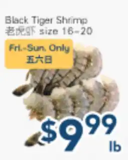 Oceans Fresh Food Market Black Tiger Shrimp offer