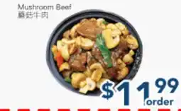 Oceans Fresh Food Market Mushroom Beef offer
