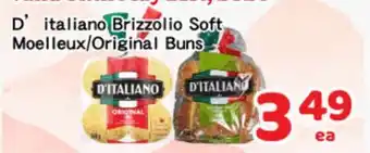 Oceans Fresh Food Market D'italiano Brizzolio Soft Moelleux/Original Buns offer