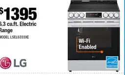 Home Depot 6.3 cu. ft. Electric Range offer