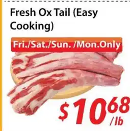 Bestco Food Mart Fresh Ox Tail (Easy Cooking) offer