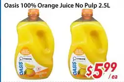 Bestco Food Mart Oasis 100% Orange Juice No Pulp offer