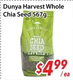 Bestco Food Mart Dunya Harvest Whole Chia Seed offer