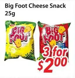 Bestco Food Mart Big Foot Cheese Snack offer