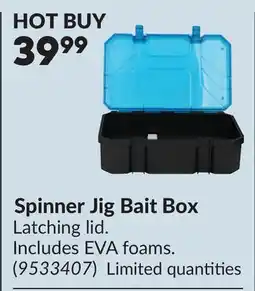 Princess Auto Spinner Jig Bait Box offer