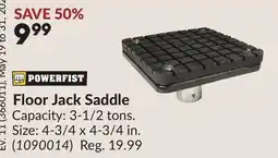 Princess Auto Floor Jack Saddle offer