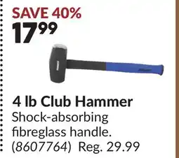 Princess Auto 4 lb Club Hammer offer