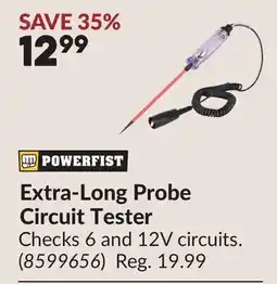Princess Auto Extra-Long Probe Circuit Tester offer