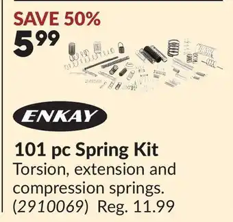 Princess Auto 101 pc Spring Kit offer