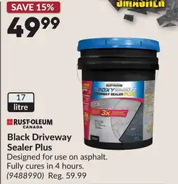 Princess Auto Black Driveway Sealer Plus offer