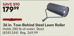 Princess Auto 36 in. Tow-Behind Steel Lawn Roller offer