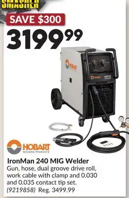 Princess Auto IronMan 240 MIG Welder offer