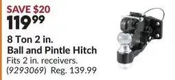 Princess Auto 8 Ton 2 in. Ball and Pintle Hitch offer