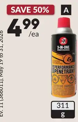 Princess Auto High-Performance Penetrant Spray offer