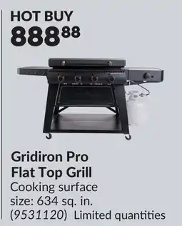 Princess Auto Gridiron Pro Flat Top Grill offer