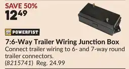Princess Auto 7:6-Way Trailer Wiring Junction Box offer