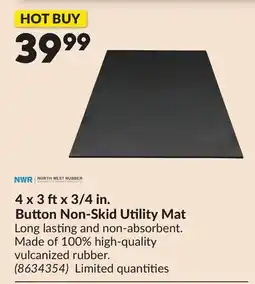 Princess Auto 4 x 3 ftx 3/4 in. Button Non-Skid Utility Mat offer