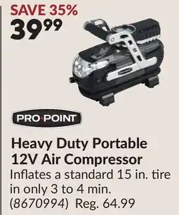 Princess Auto Heavy Duty Portable 12V Air Compressor offer